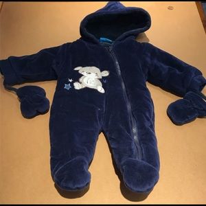 Sweet and Soft Baby Snow Suit